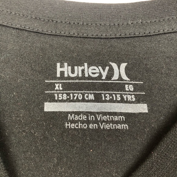 HURLEY BLACK GRAPHIC TEE - Picture 4 of 4